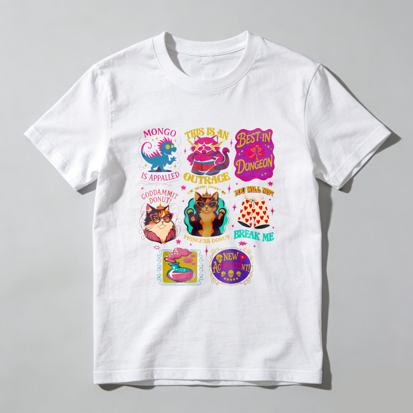 Wardrobecart Mongo Is Appalled This Is An Outrage Best In Dungeon Goddammit Donut Princess Donut Break Me New 47 Unisex Classic T-shirt