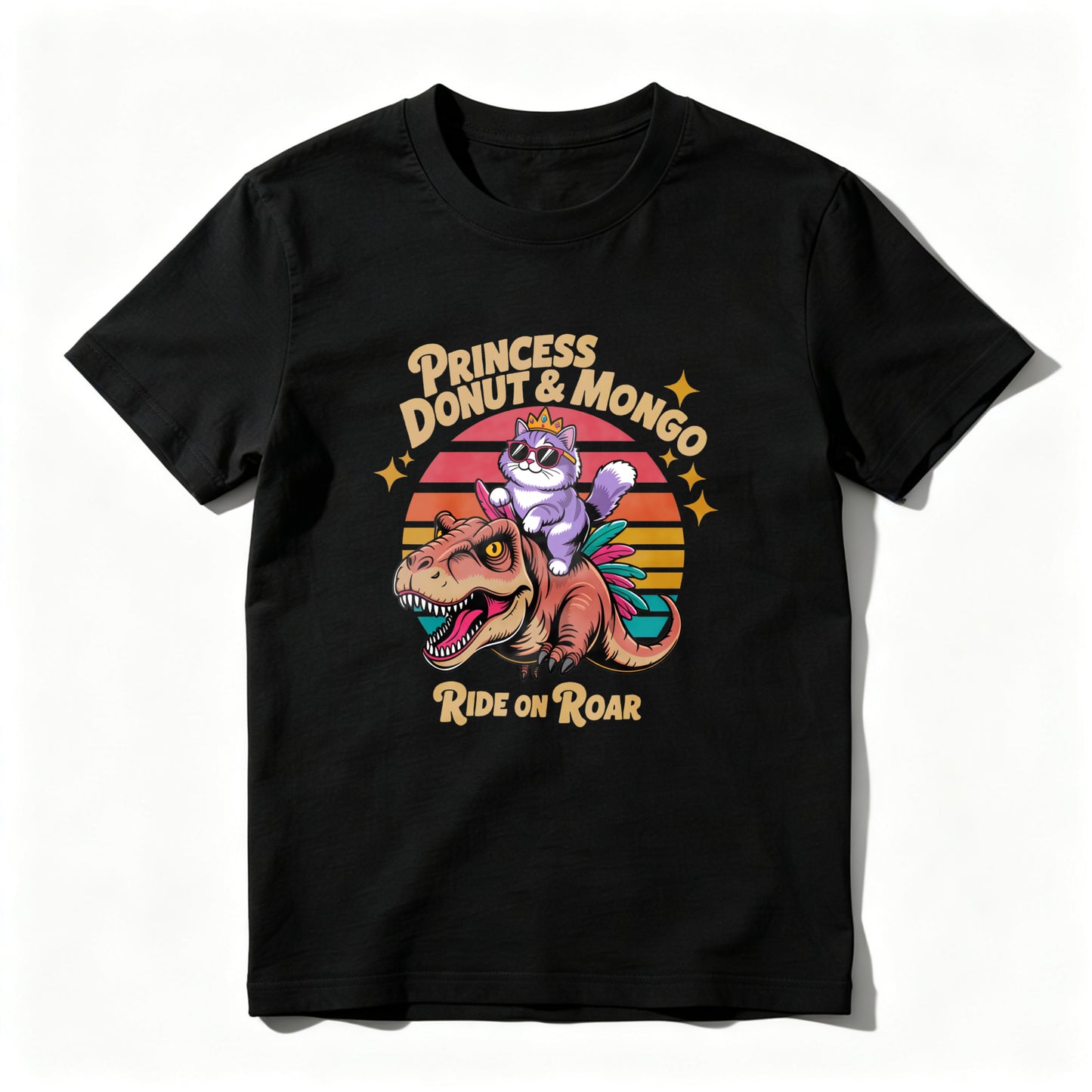 Wardrobecart Princess Donut And Mongo Ride On Roar Unisex Classic T-shirt