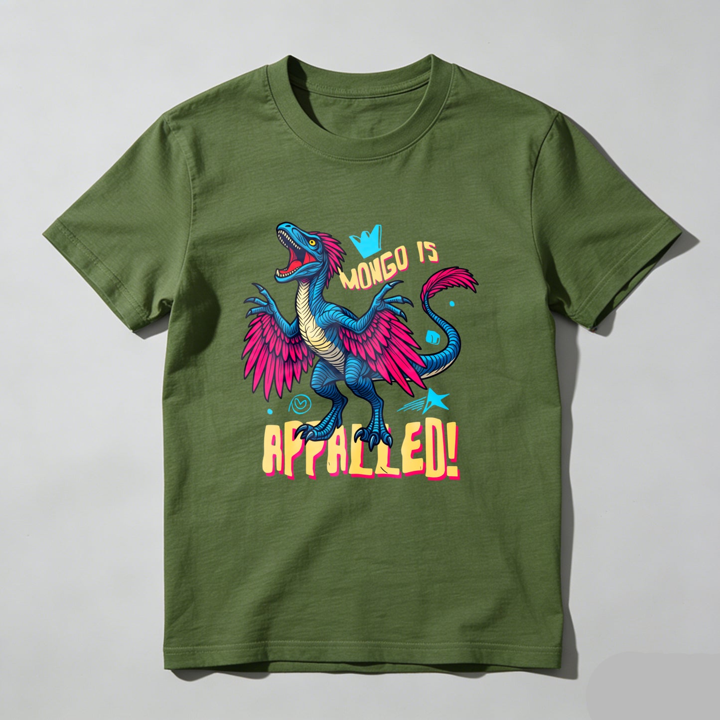 Wardrobecart Mongo Is Appalled Dragon Design Unisex Classic T-shirt