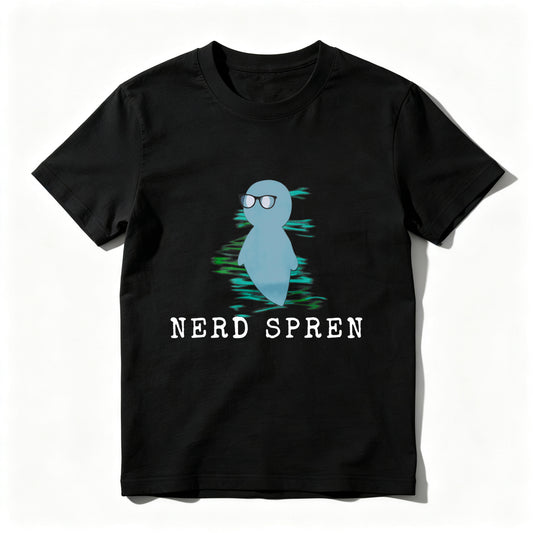 Wardrobecart Nerd Spren With Glasses And Water Ripple Effect Unisex Classic T-shirt
