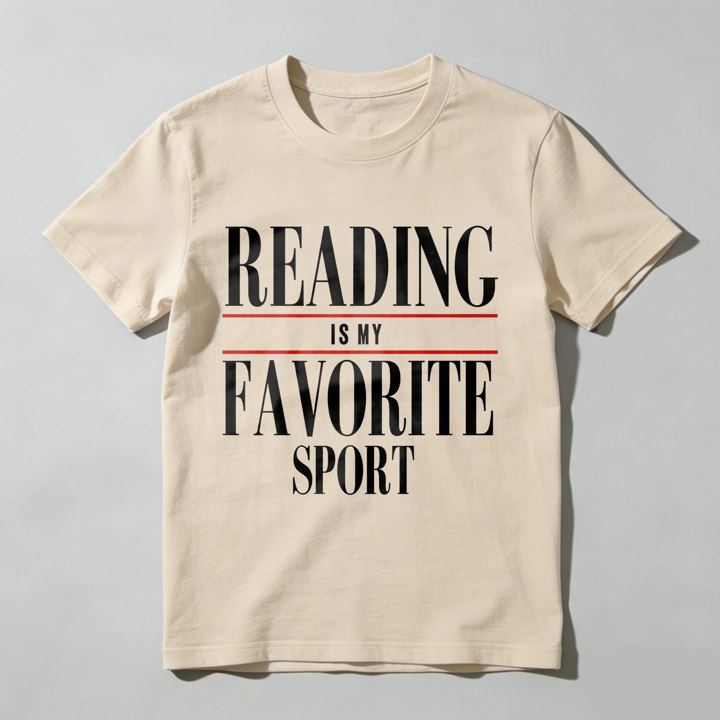 Wardrobecart Reading Is My Favorite Sport Unisex Classic T-shirt