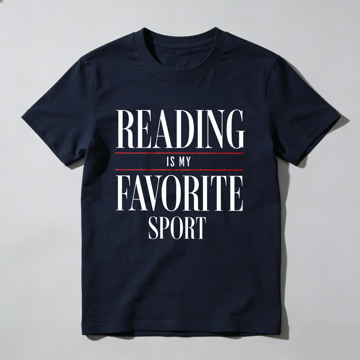 Wardrobecart Reading Is My Favorite Sport Unisex Classic T-shirt