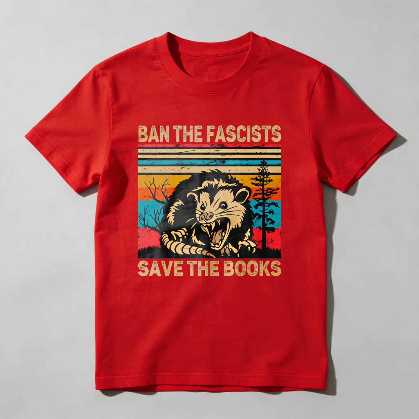Wardrobecart Ban The Fascists Save The Books Unisex Classic T-shirt