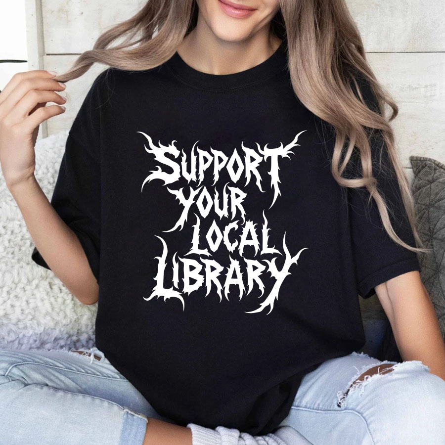 Wardrobecart Support Your Local Library Unisex Classic T-shirt