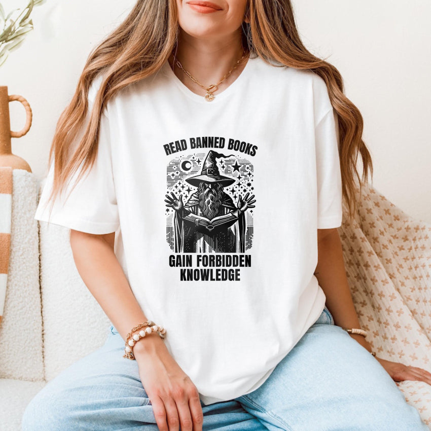 Wardrobecart Read Banned Books Gain Forbidden Knowledge Unisex Classic T-shirt
