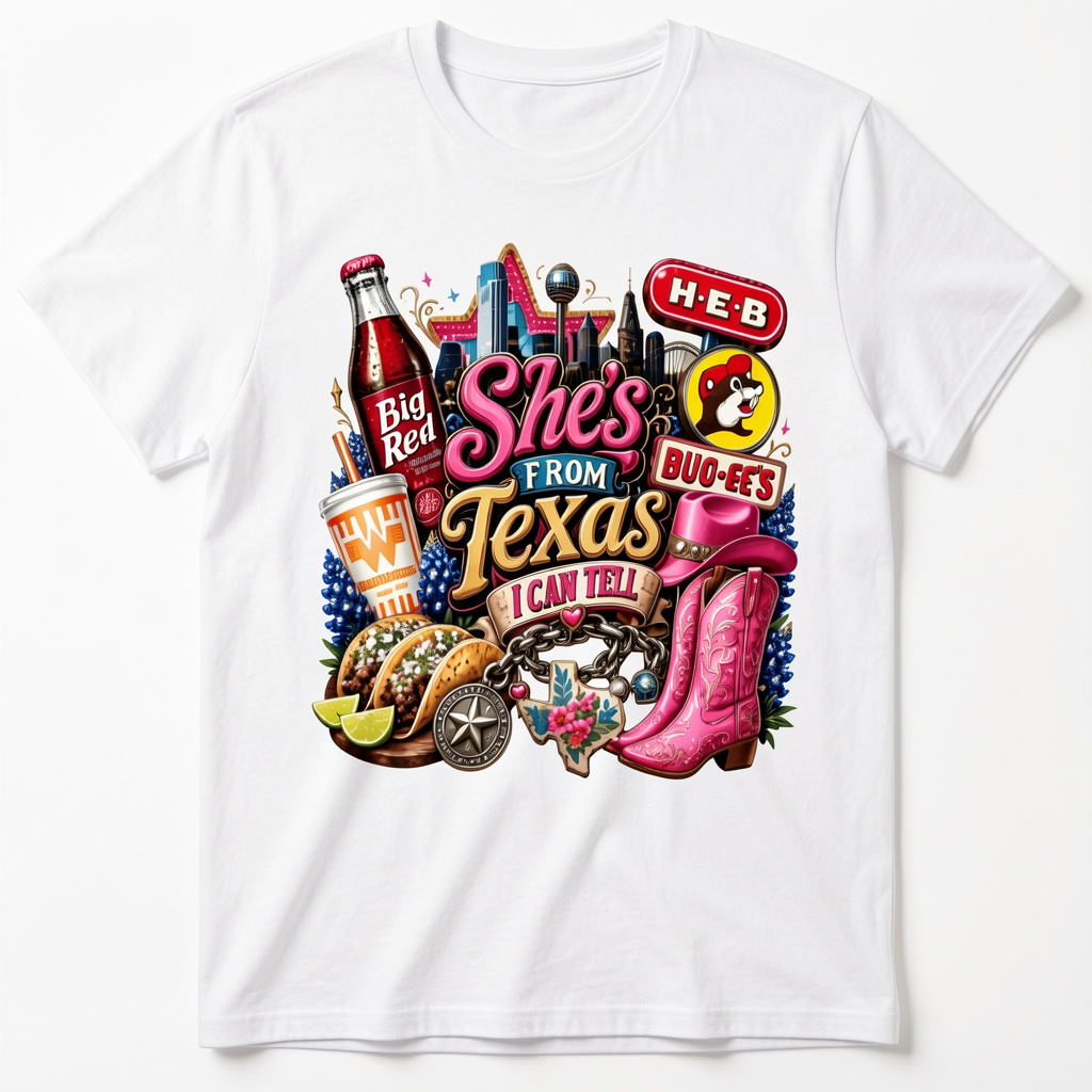 She from Texas, I Can Tell | Country Music T-Shirt | Unisex