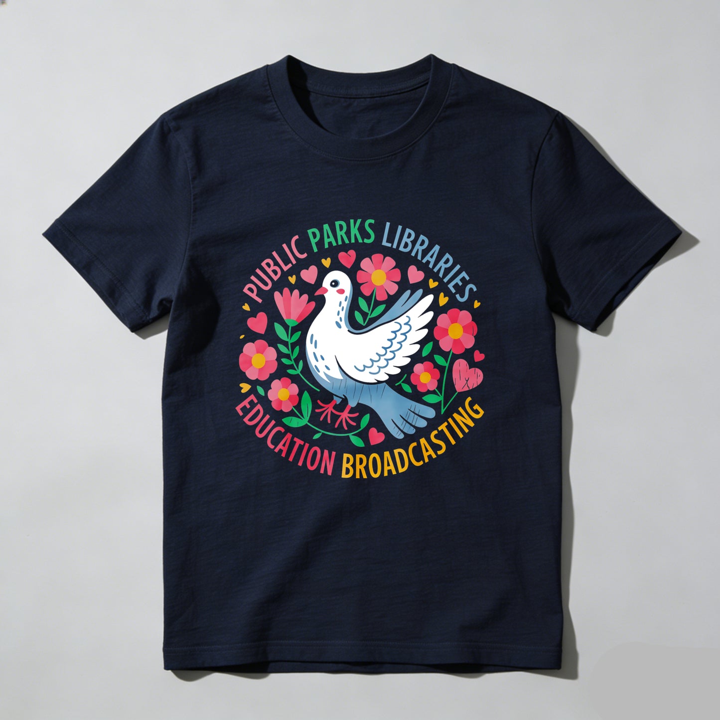 Wardrobecart Public Parks Libraries Education Broadcasting Unisex Classic T-shirt