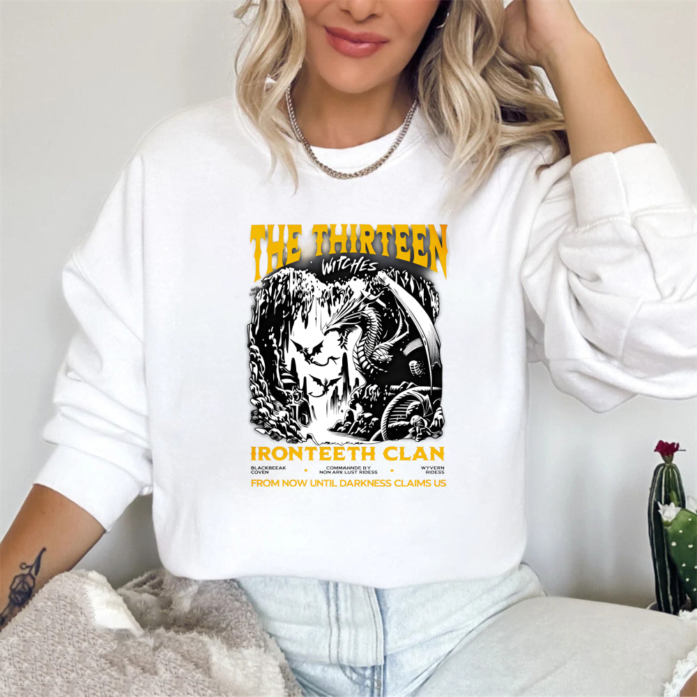 Wardrobecart The Thirteen Witches Iron Teeth Clan Unisex Classic Sweatshirt