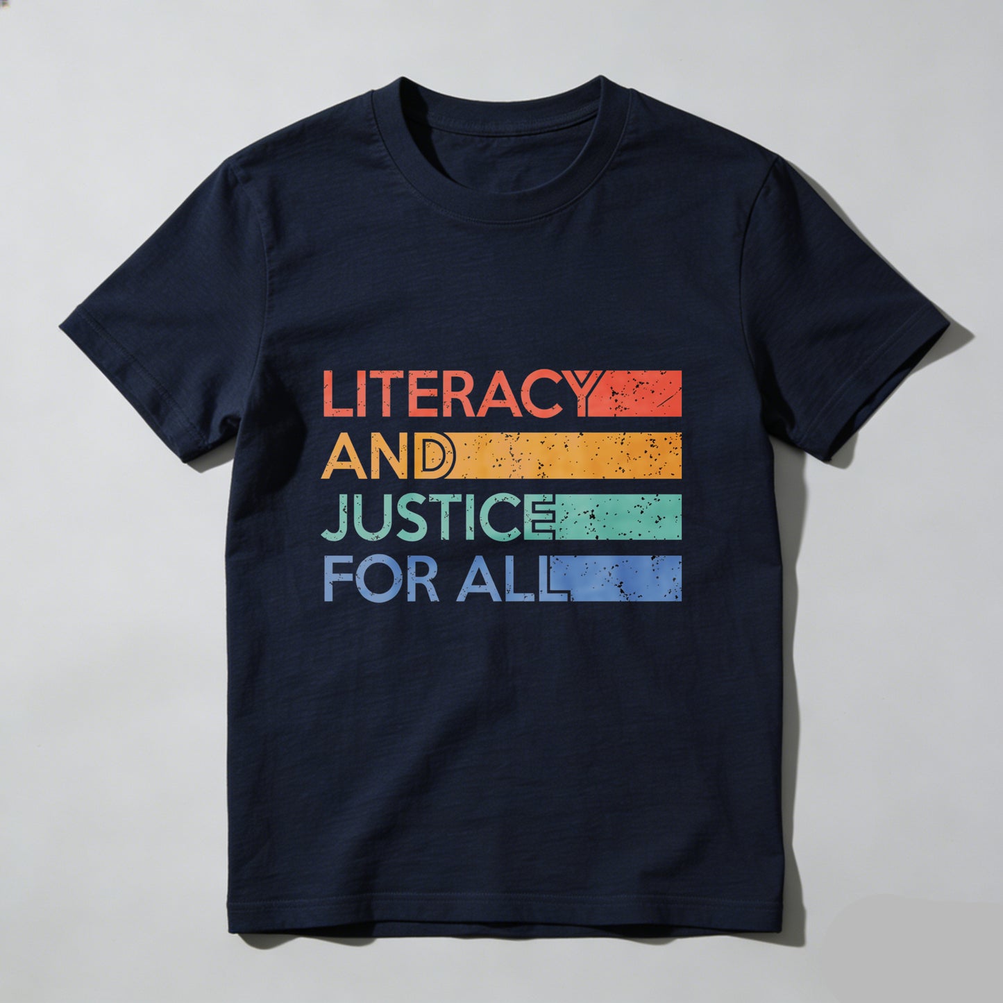 Wardrobecart Literacy And Justice For All Unisex Classic T-shirt