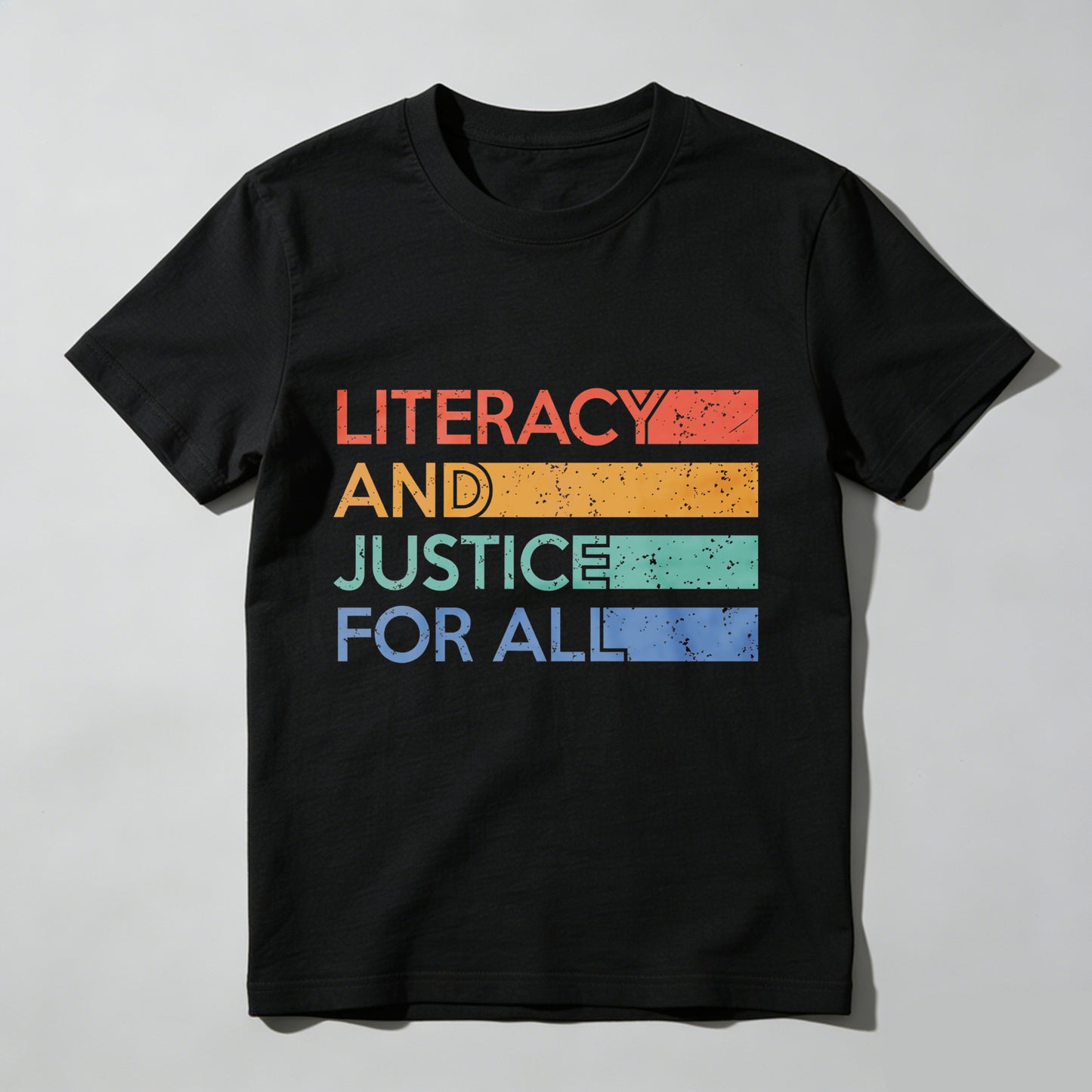 Wardrobecart Literacy And Justice For All Unisex Classic T-shirt
