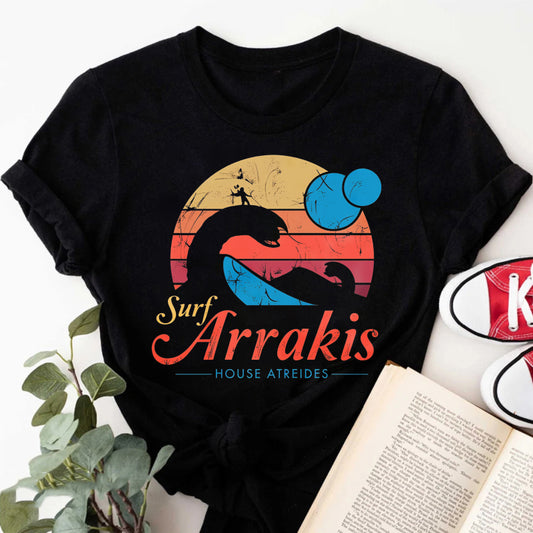 Wardrobecart Surf Arrakis House Atreides Desert Snake Sunset Unisex Classic T-shirt