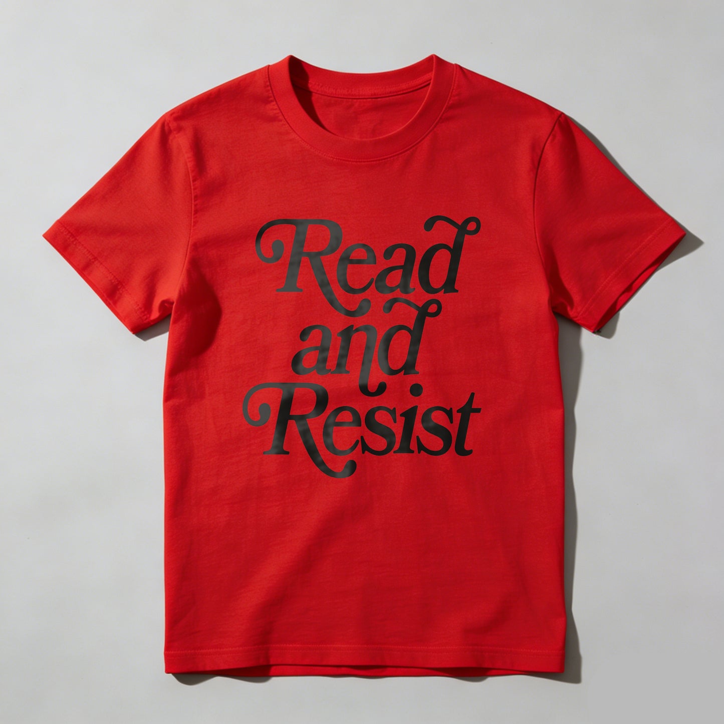 Wardrobecart Read And Resist Unisex Classic T-shirt 100% cotton