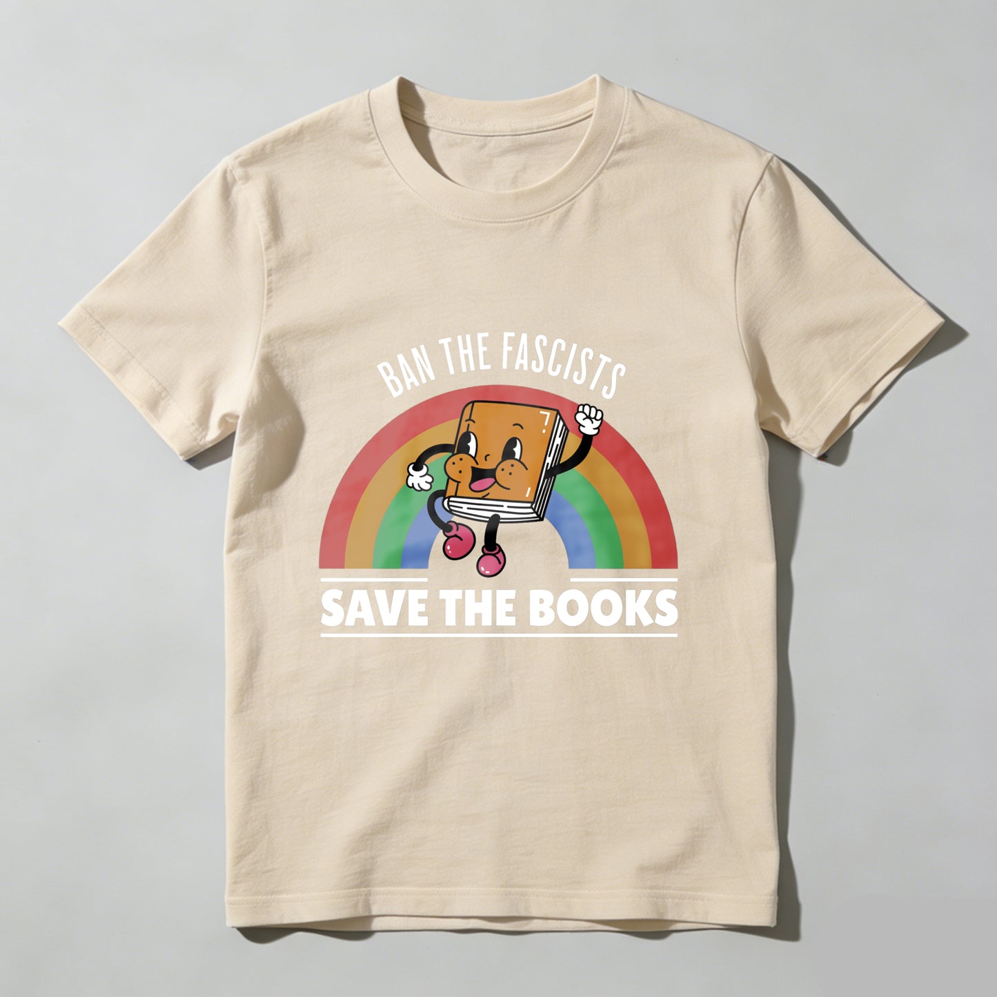 Wardrobecart Ban The Fascists Save The Books Unisex Classic T-shirt