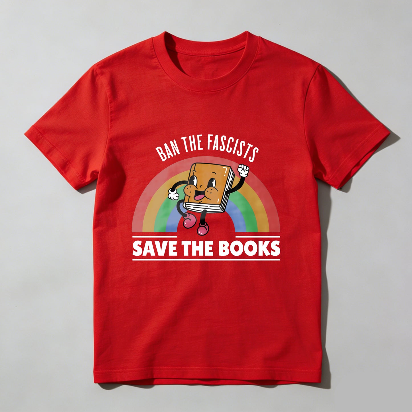 Wardrobecart Ban The Fascists Save The Books Unisex Classic T-shirt