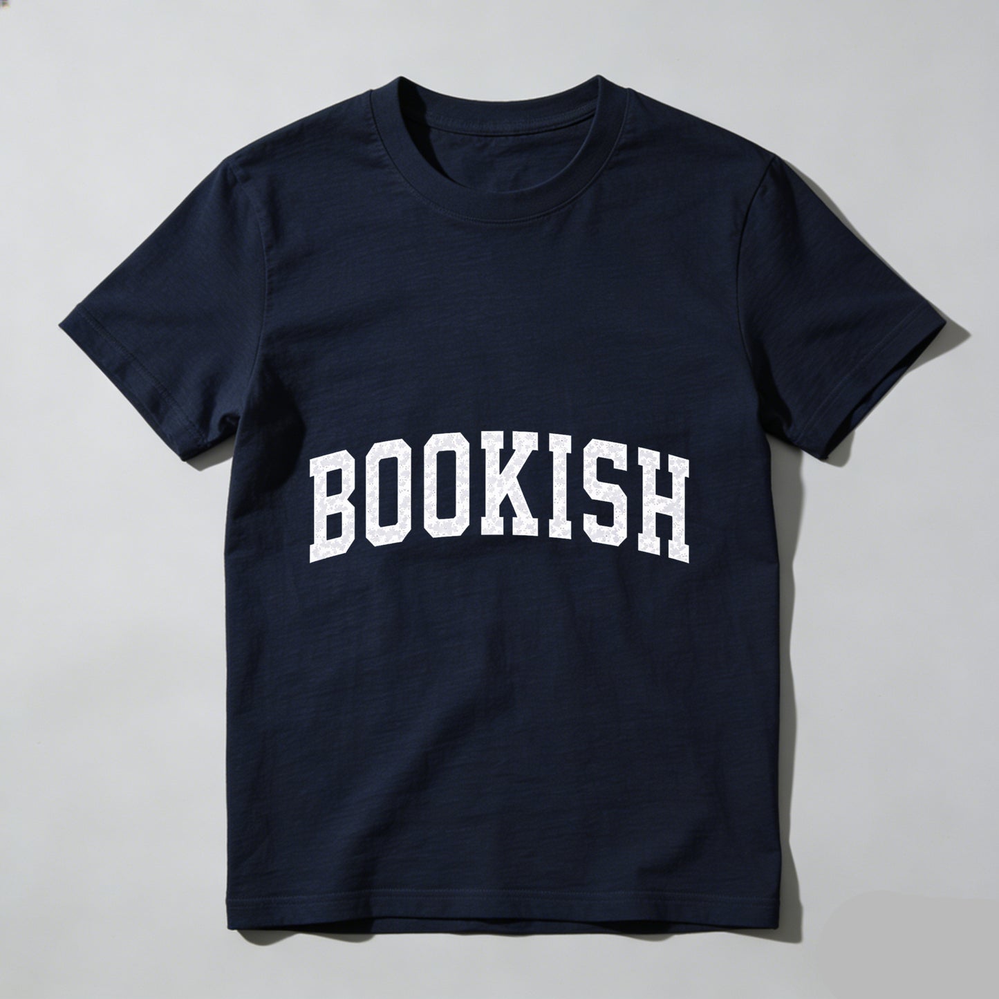 Wardrobecart Bookish White Text On Black Shirt Unisex Classic T-shirt