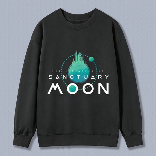 Wardrobecart Sanctuary Moon Logo Design Unisex Classic Sweatshirt
