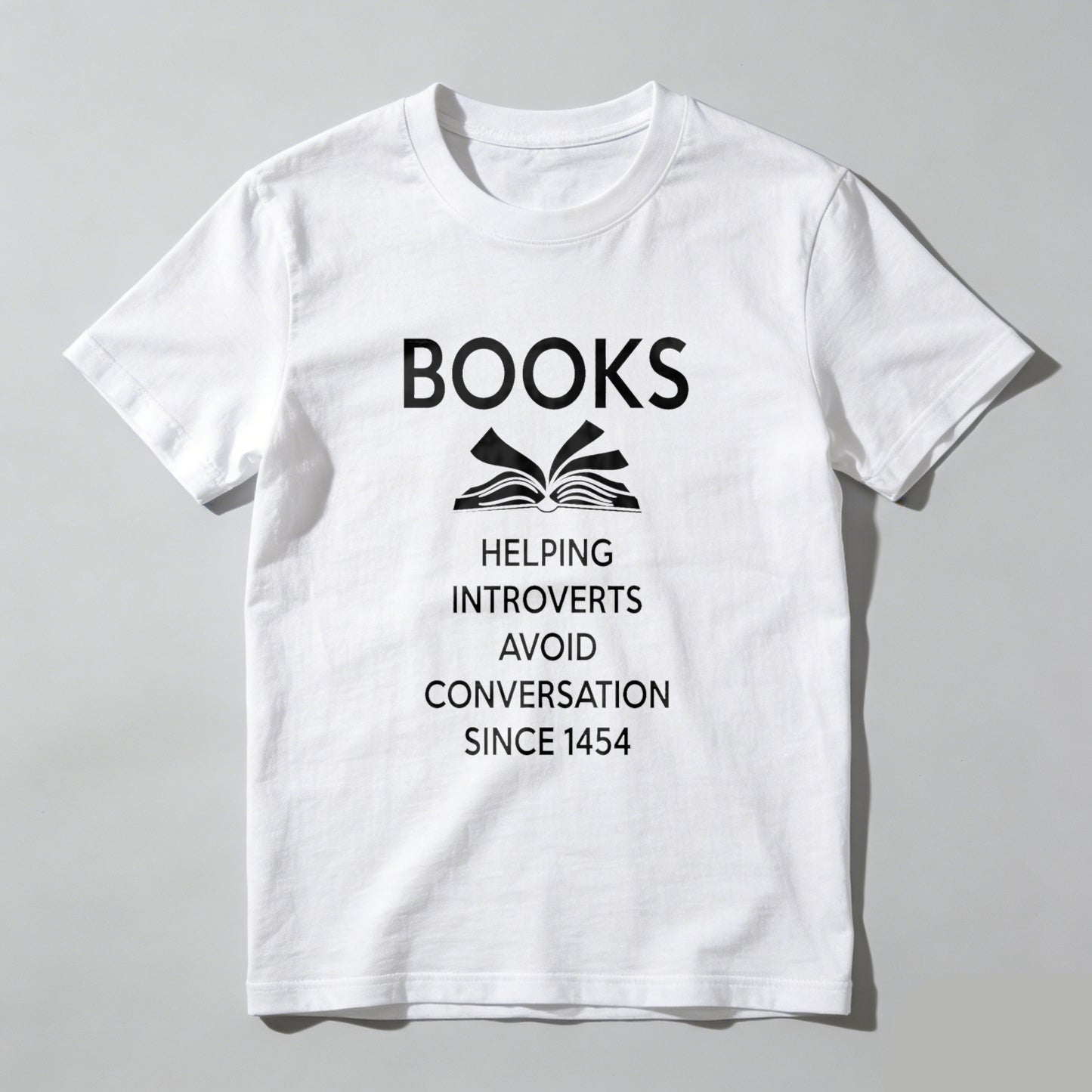 Wardrobecart Books Helping Introverts Avoid Conversation Since 1454 Unisex Classic T-shirt