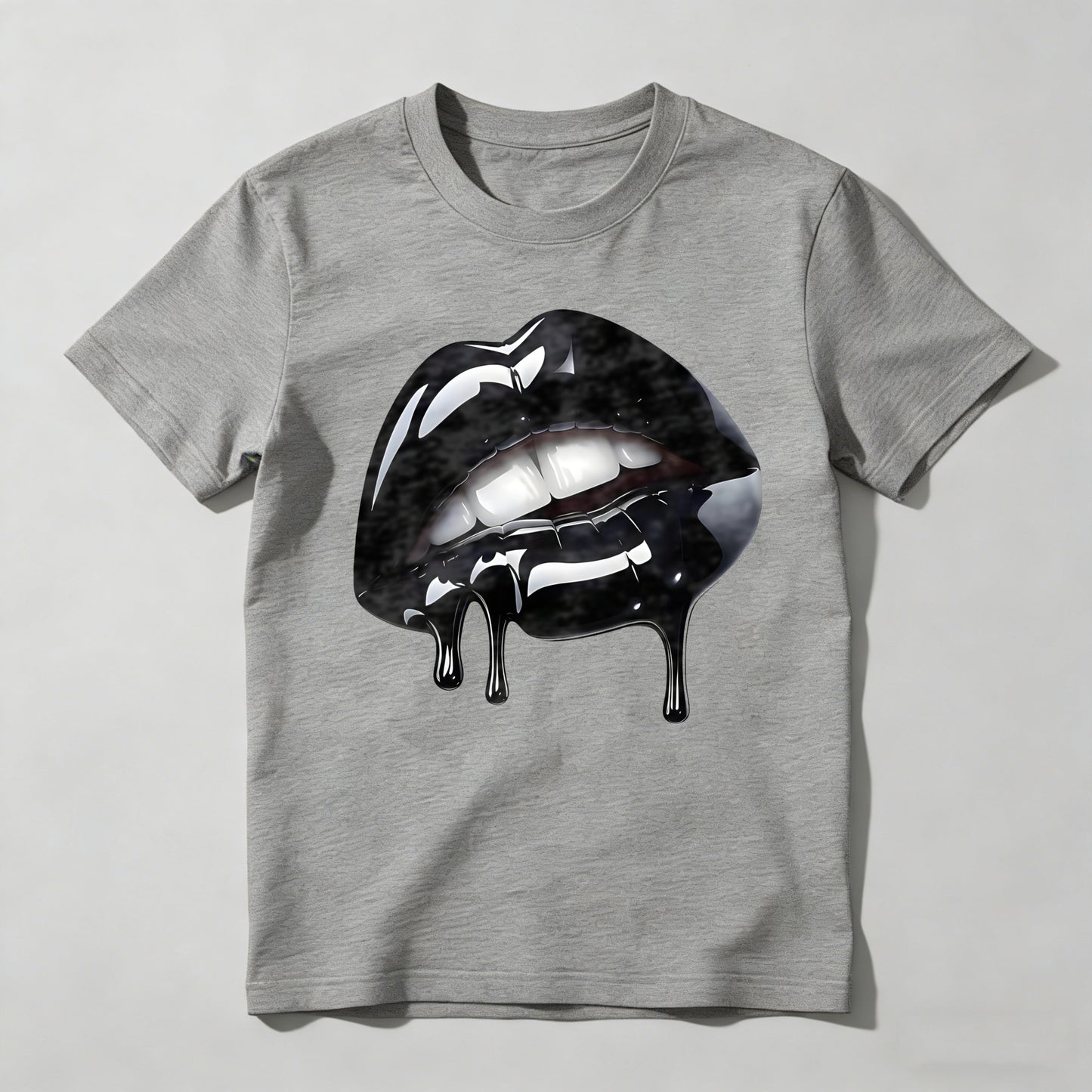 Glossy Lips With Dripping Effect T-shirt
