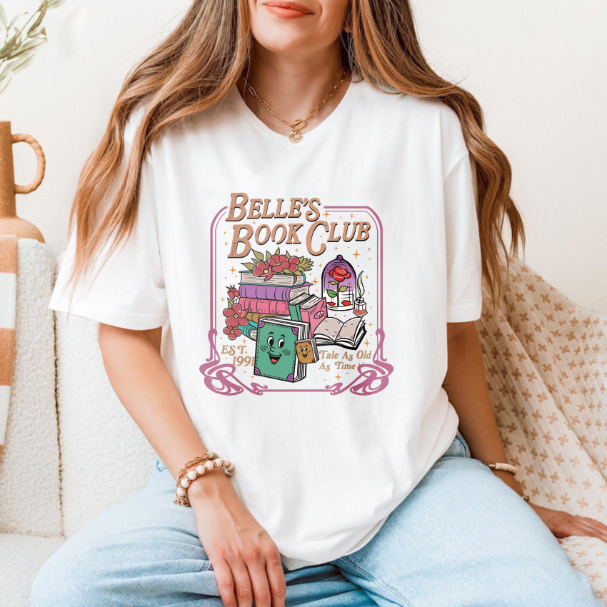 Wardrobecart Belle's Book Club Est 1991 Take As Much As Time Unisex Classic T-shirt
