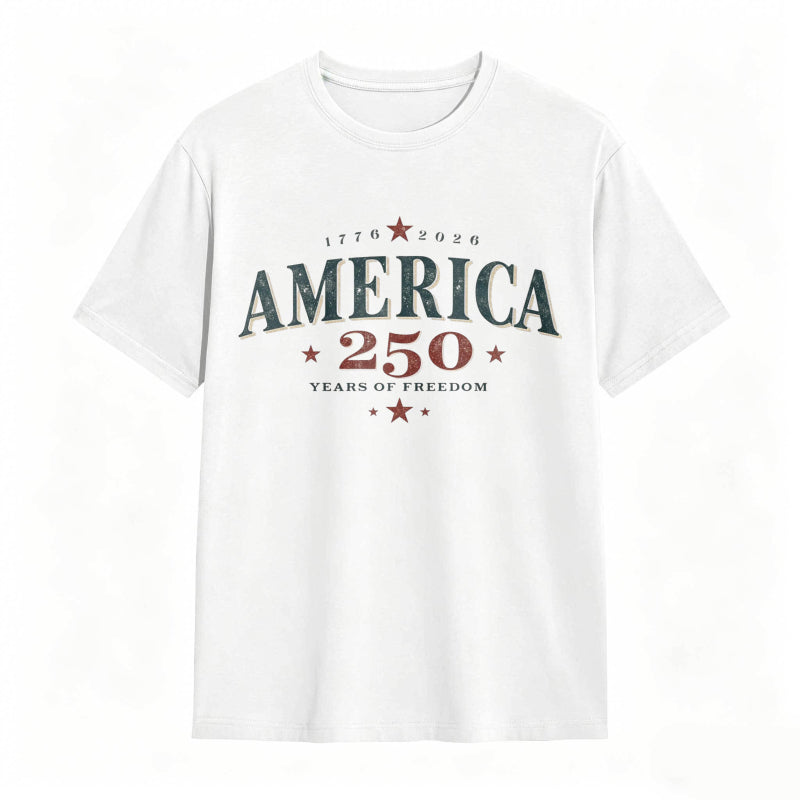 America 250 Years Of Freedom 1776 2026 T-shirt