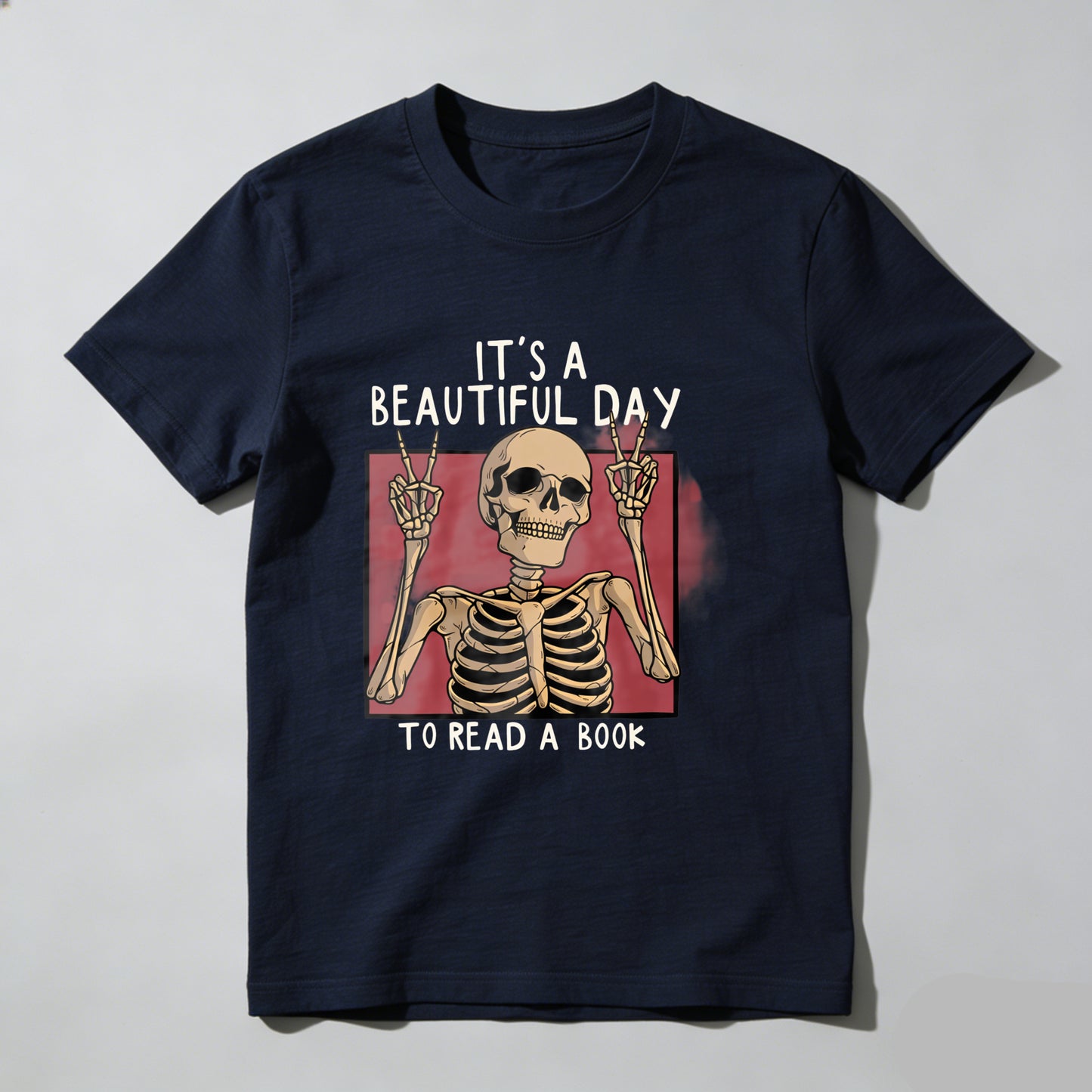 Wardrobecart It's A Beautiful Day To Read A Book Unisex Classic T-shirt
