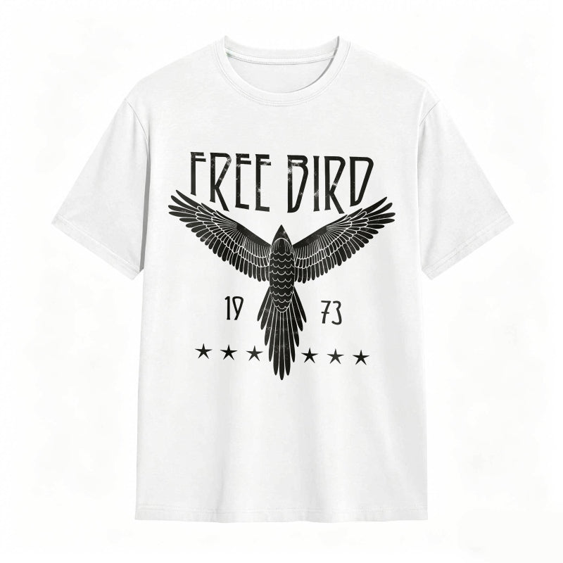 Free Bird Eagle 1973 Stars Design Unisex Classic T-shirt