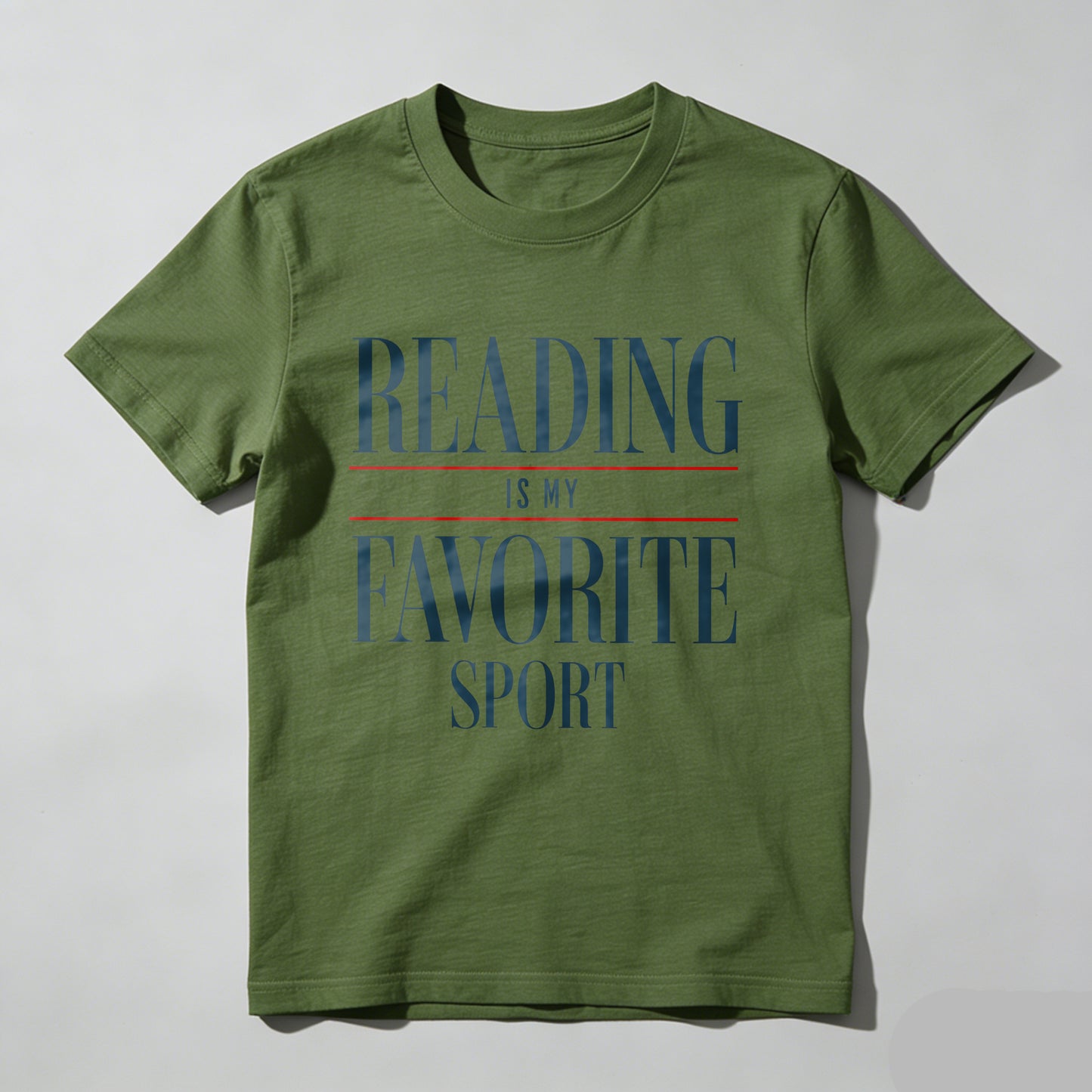 Wardrobecart Reading Is My Favorite Sport Unisex Classic T-shirt