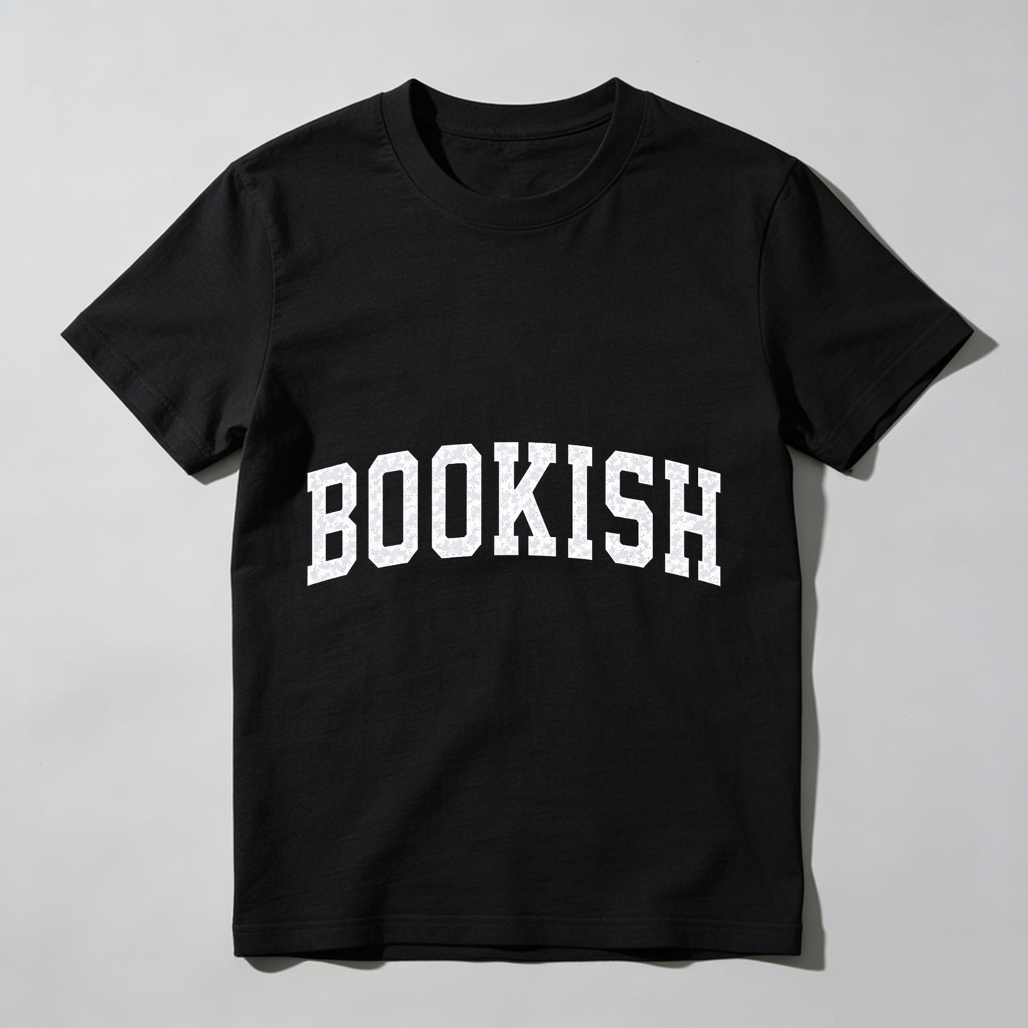 Wardrobecart Bookish White Text On Black Shirt Unisex Classic T-shirt