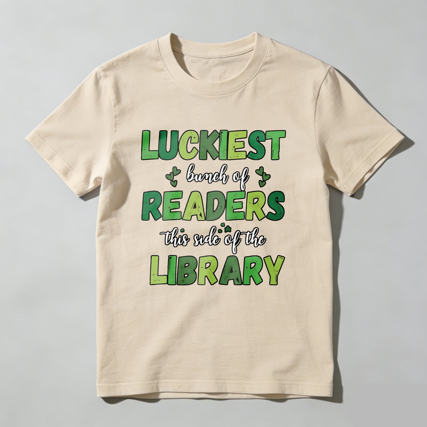 Wardrobecart Luckiest Bunch Of Readers This Side Of The Library Unisex Classic T-shirt