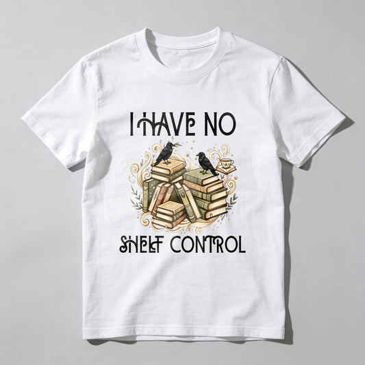 Wardrobecart Books And Birds I Have No Shelf Control Unisex Classic T-shirt