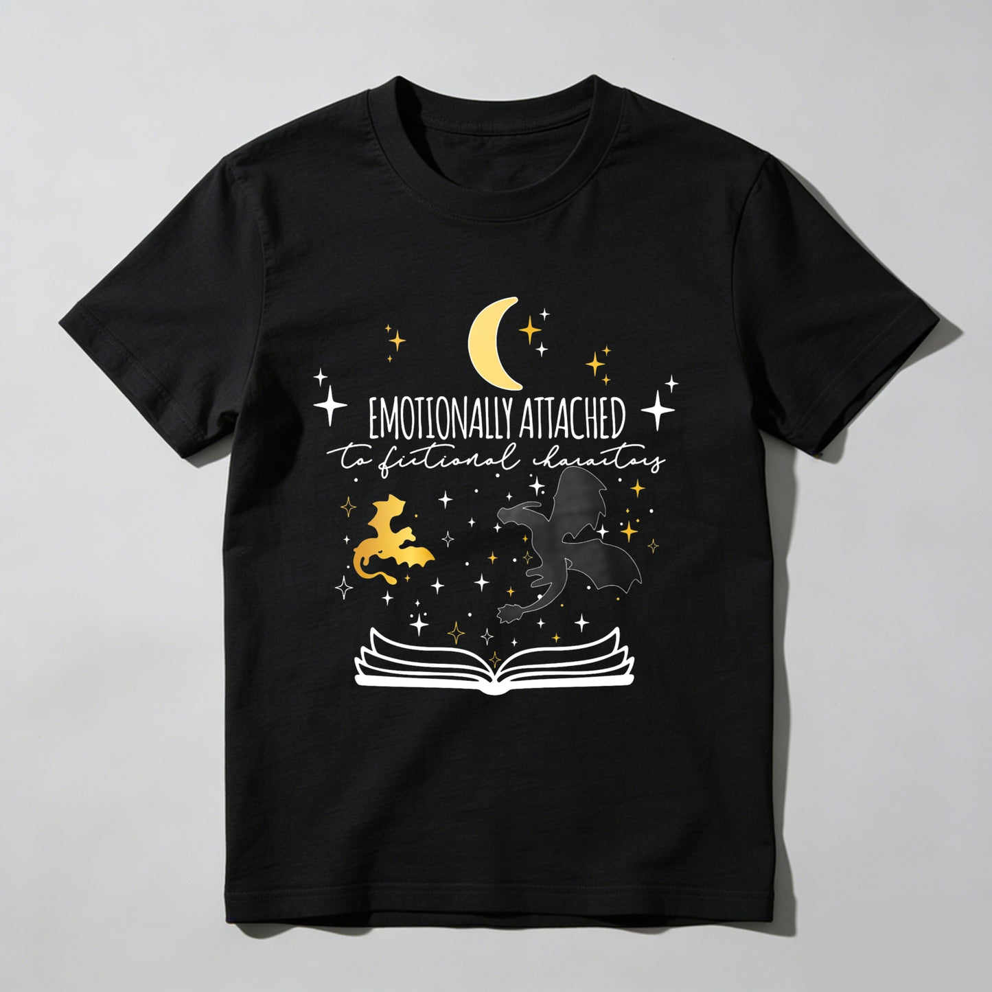 Wardrobecart Emotionally Attached To Fictional Characters Unisex Classic T-shirt