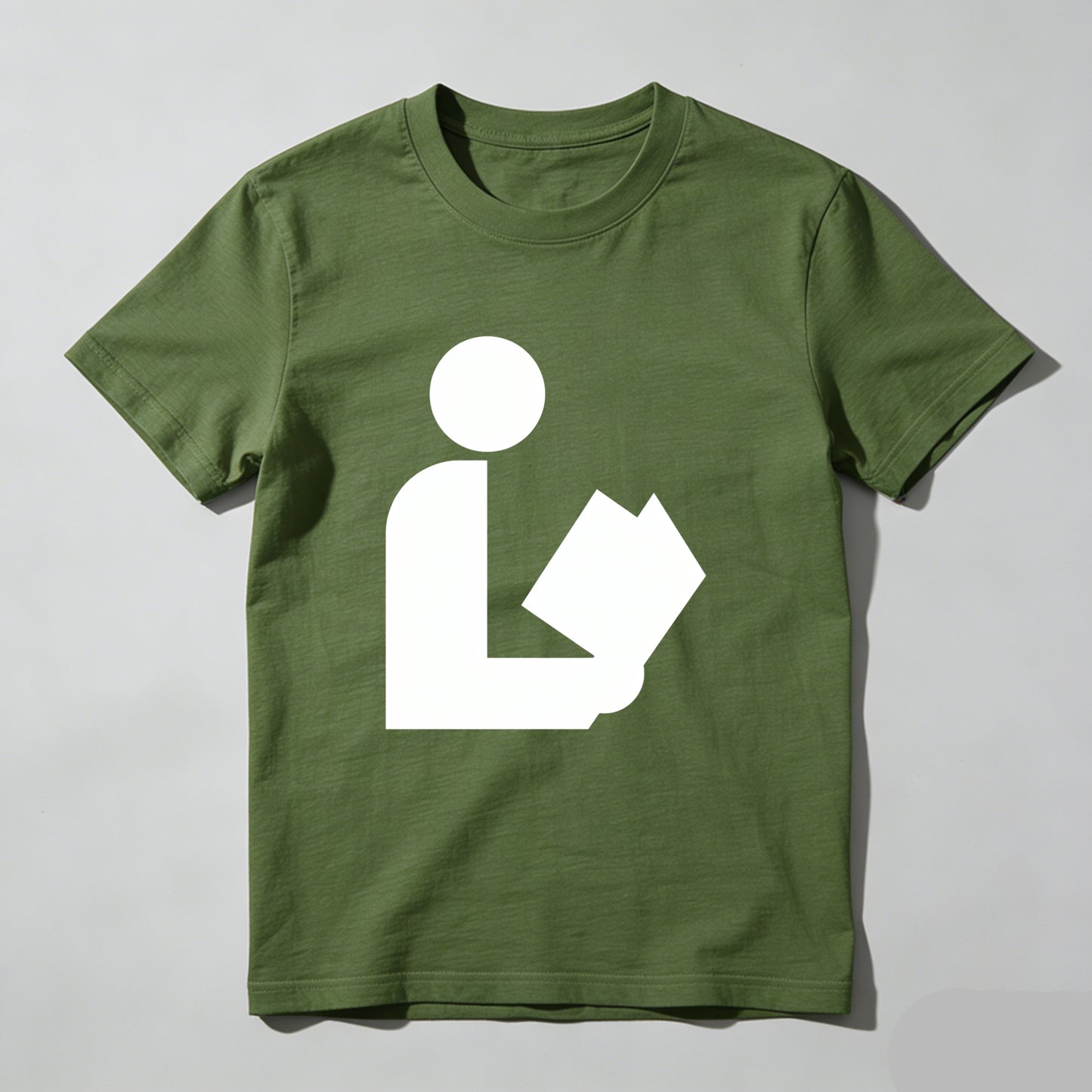 Wardrobecart Person Holding Book Symbol Unisex Classic T-shirt