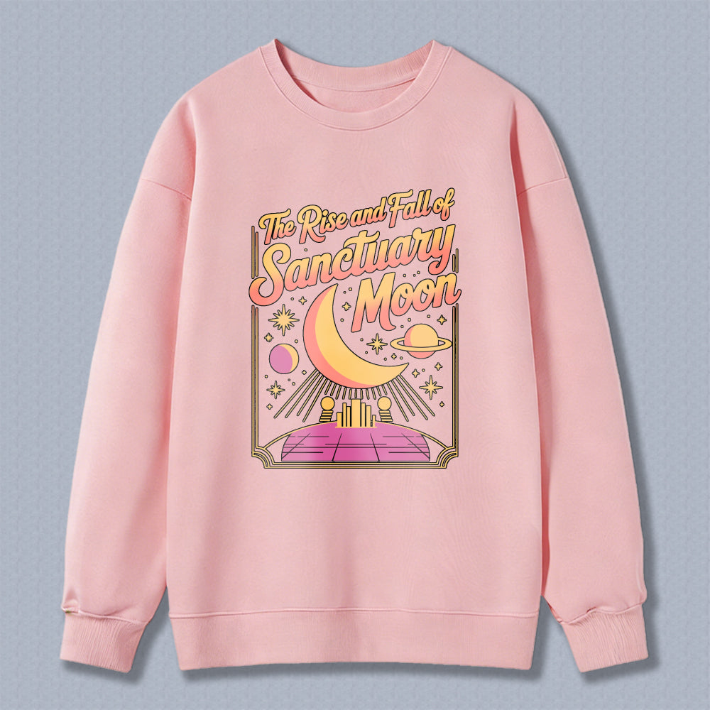 Wardrobecart The Rise And Fall Of Sanctuary Moon Cosmic Design Unisex Classic Sweatshirt