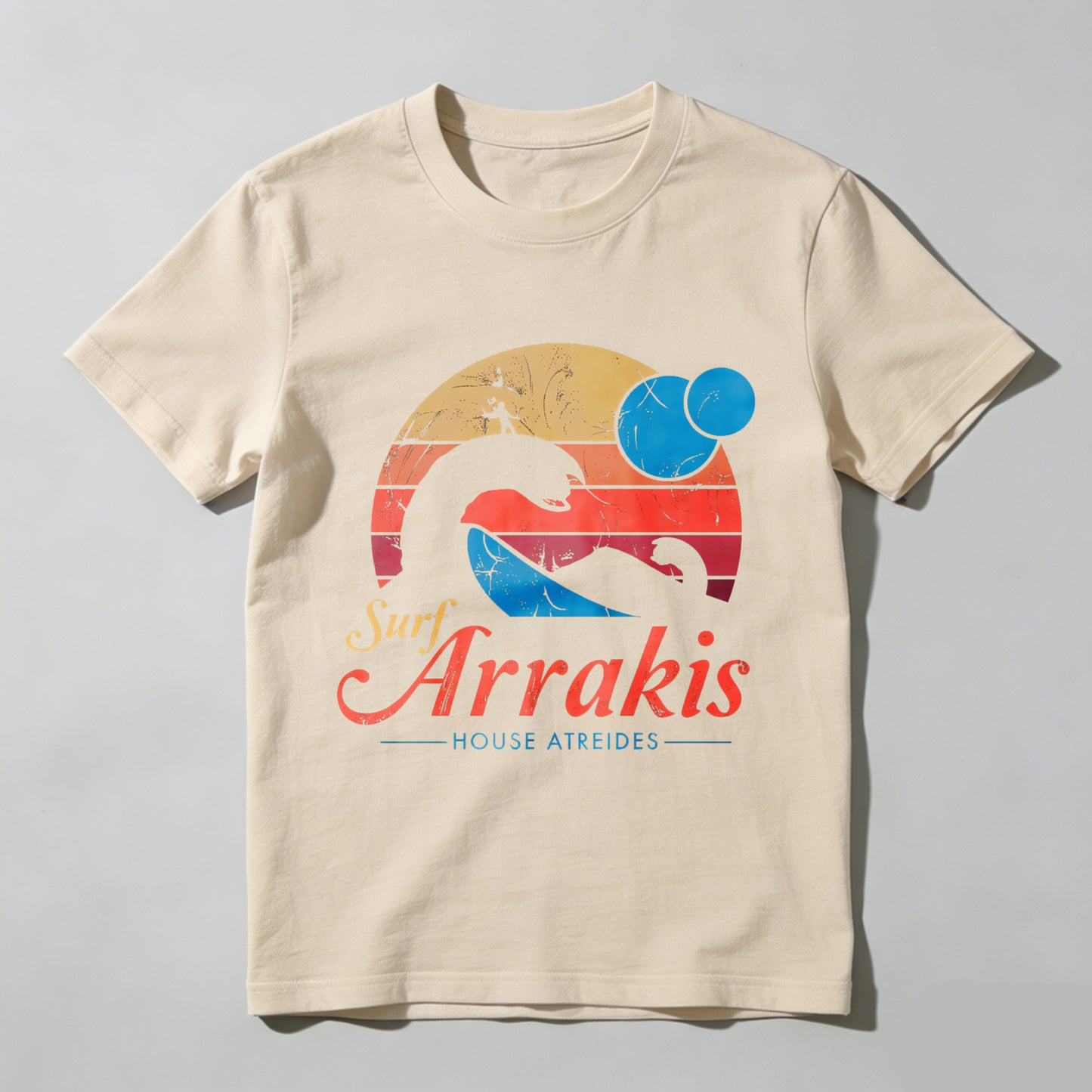 Wardrobecart Surf Arrakis House Atreides Desert Snake Sunset Unisex Classic T-shirt