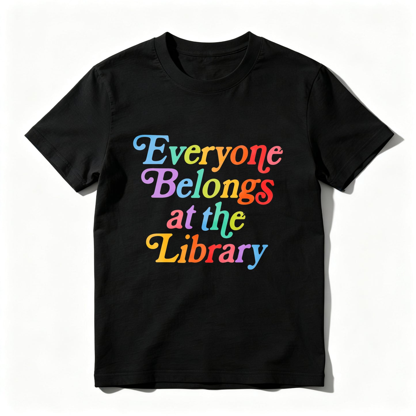 Wardrobecart Everyone Belongs At The Library Unisex Classic T-shirt