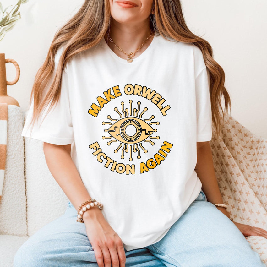 Wardrobecart Make Orwell Fiction Again Eye Symbol Unisex Classic T-shirt