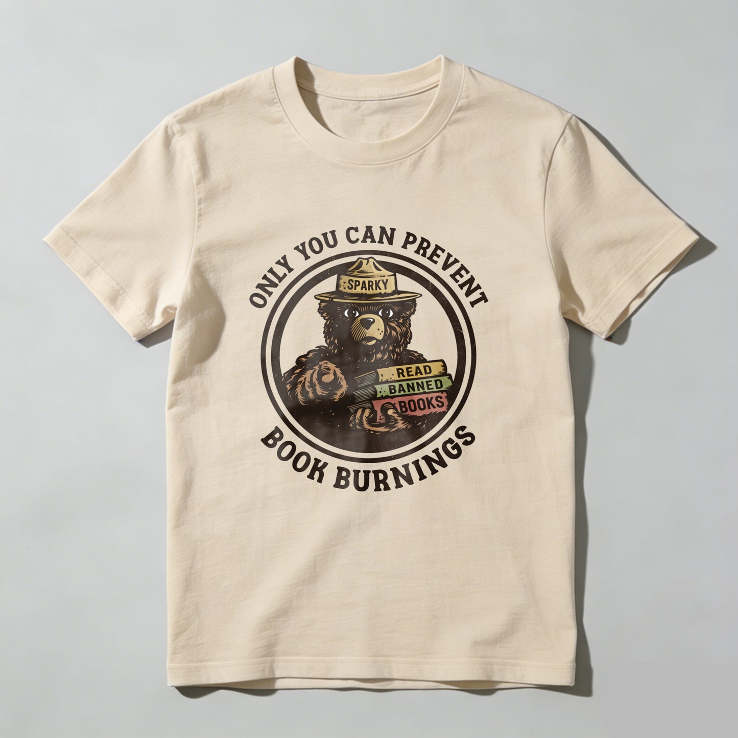 Wardrobecart Only You Can Prevent Book Burnings Unisex Classic T-shirt