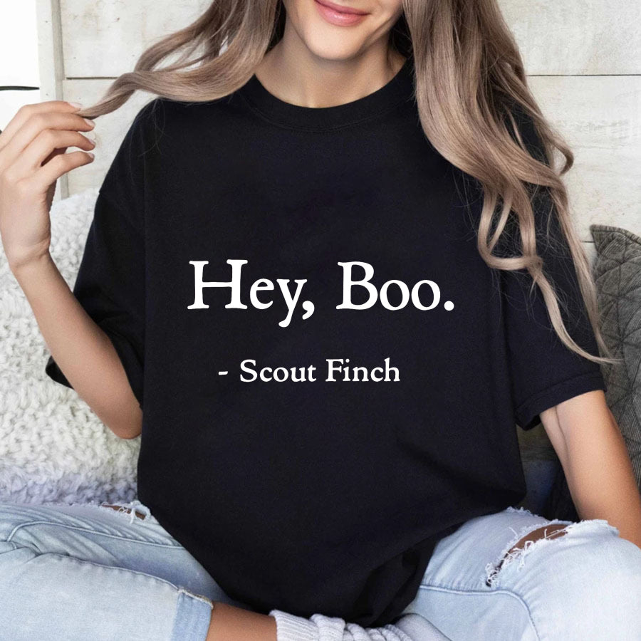Wardrobecart Hey Boo Scout Finch Unisex Classic T-shirt