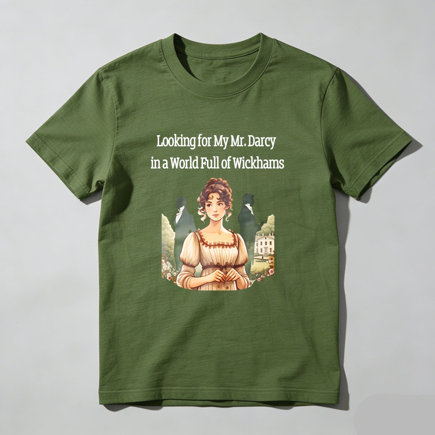 Wardrobecart Looking For My Mr Darcy In A World Full Of Wickhams Unisex Classic T-shirt