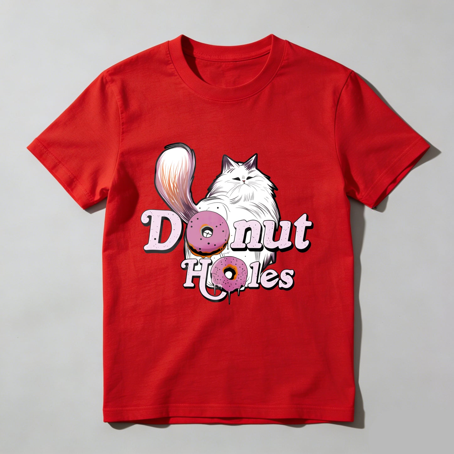 Wardrobecart Donut Holes Cat And Donuts Unisex Classic T-shirt