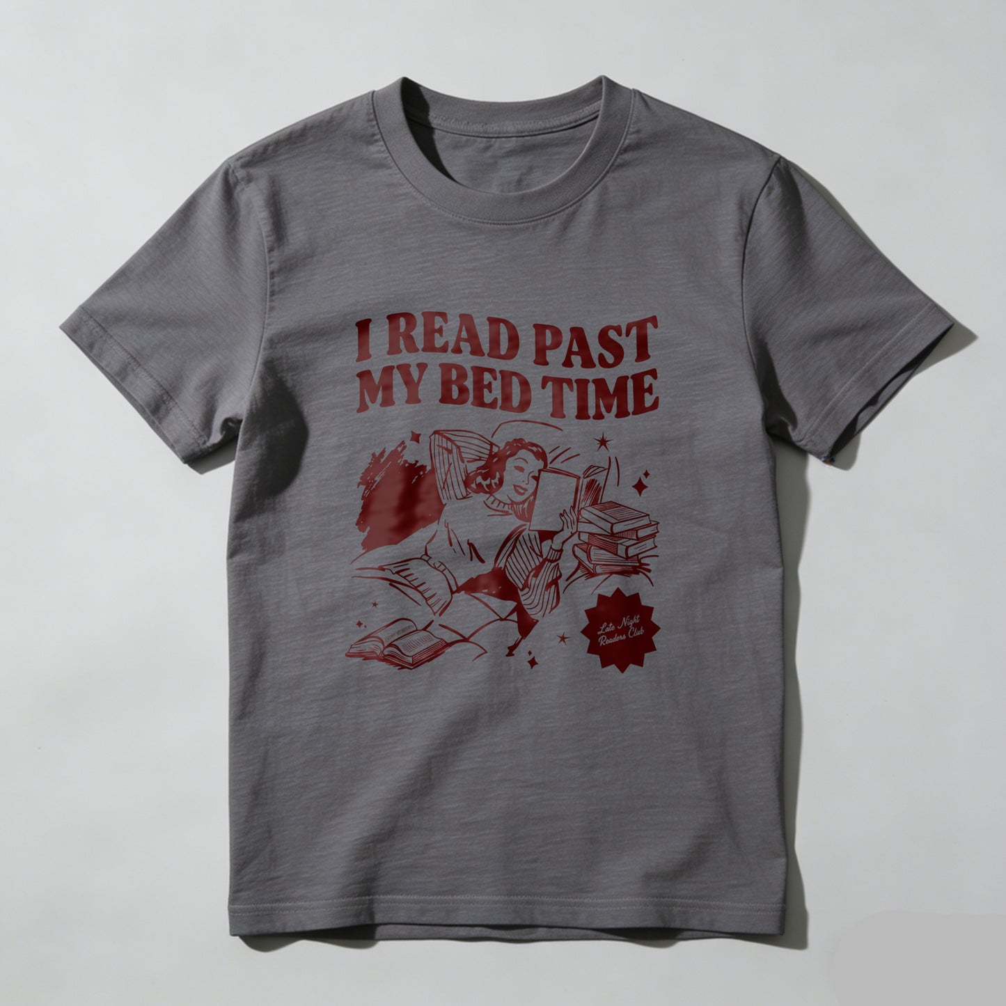 Wardrobecart I Read Past My Bed Time Unisex Classic T-shirt