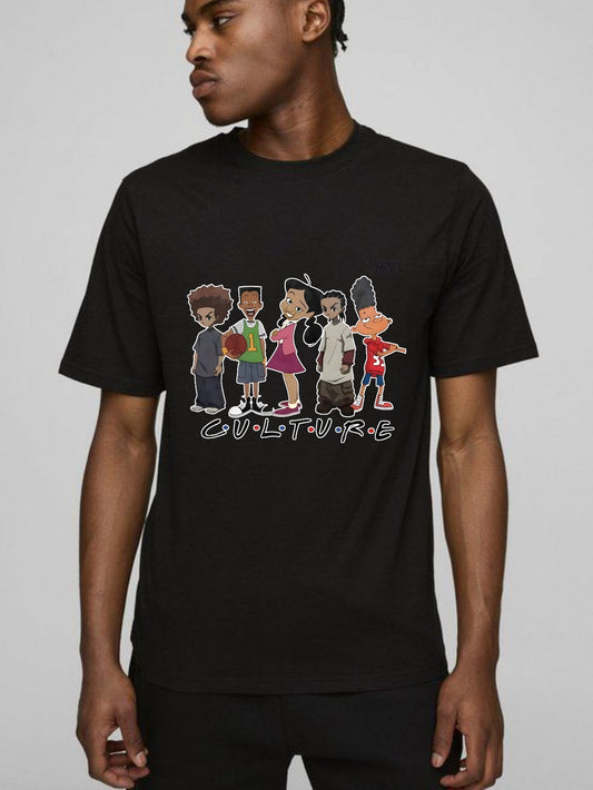 Cartoon Characters Culture T-shirt