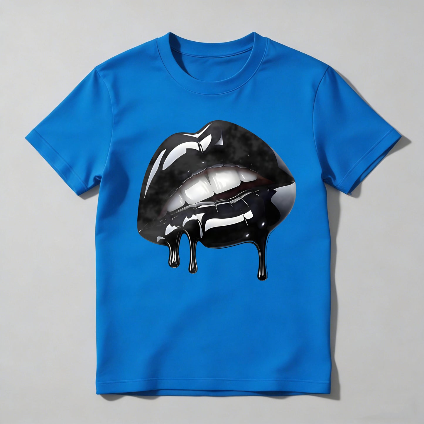 Glossy Lips With Dripping Effect T-shirt