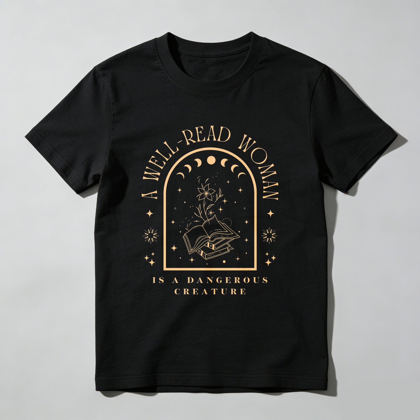 Wardrobecart A Well Read Woman Is A Dangerous Creature Unisex Classic T-shirt