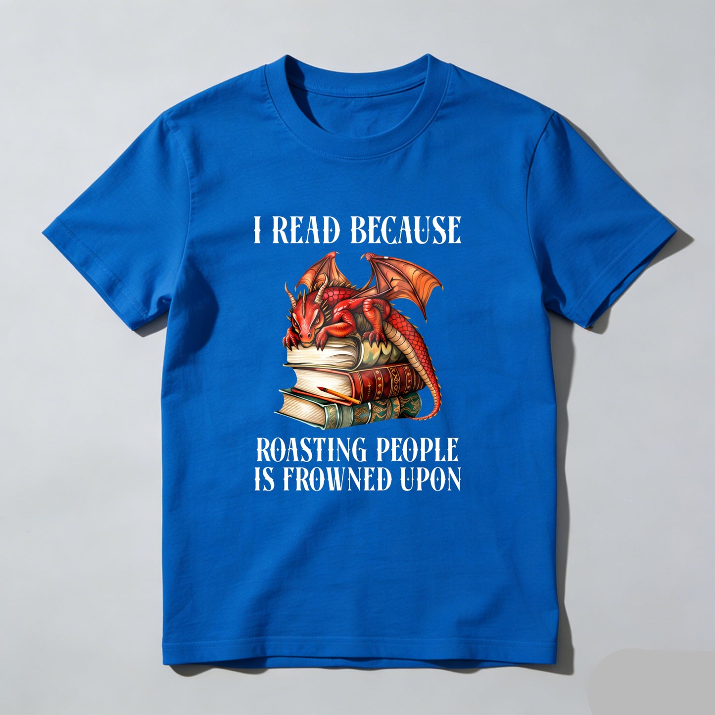 Wardrobecart I Read Because Roasting People Is Frowned Upon Unisex Classic T-shirt