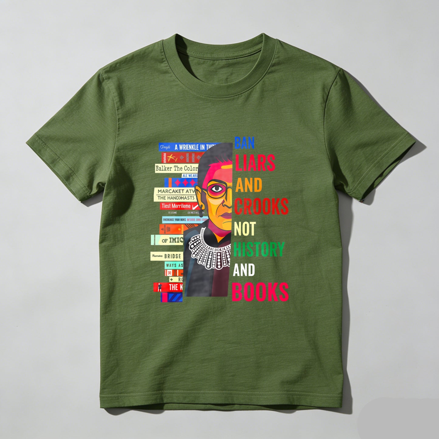 Wardrobecart Ban Liars And Crooks Not History And Books Unisex Classic T-shirt