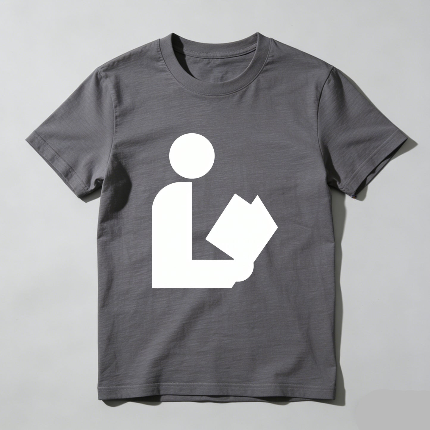 Wardrobecart Person Holding Book Symbol Unisex Classic T-shirt
