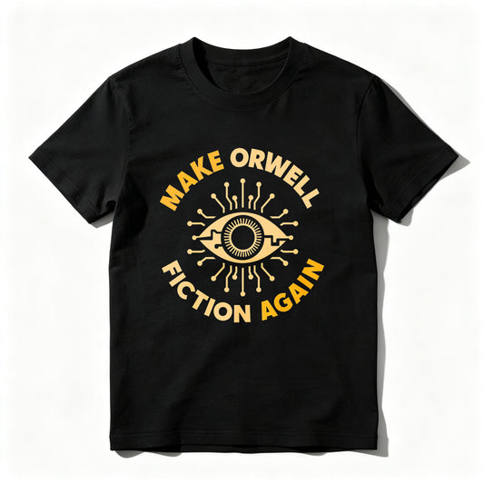 Wardrobecart Make Orwell Fiction Again Eye Symbol Unisex Classic T-shirt