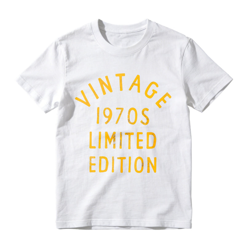 Men's Vintage 1970 Limited Edition T-Shirt – Funny Retro Classic Graphic Tee