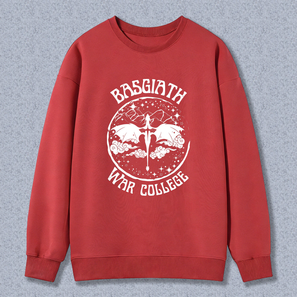 Wardrobecart Basilisk War College Dragon And Sword Design Unisex Classic Sweatshirt